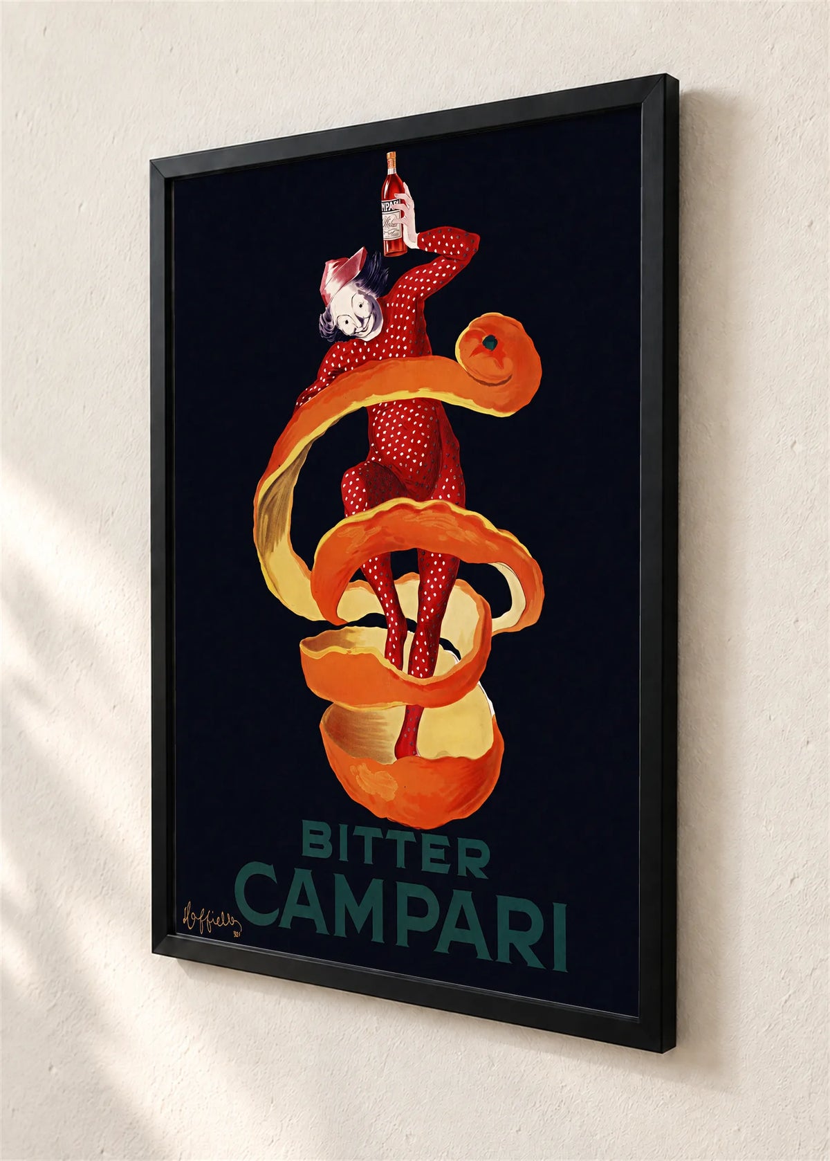 Bitter Campari, crni ram, detalj