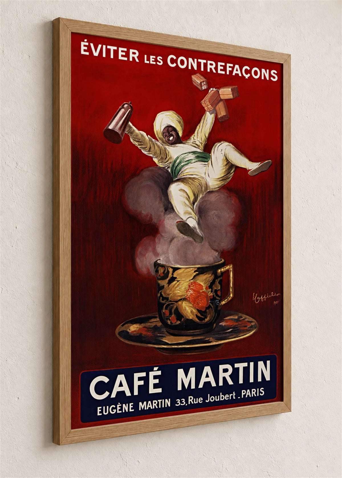 Café Martin, braon ram iz ugla
