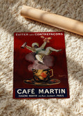 Café Martin, poster bez rama