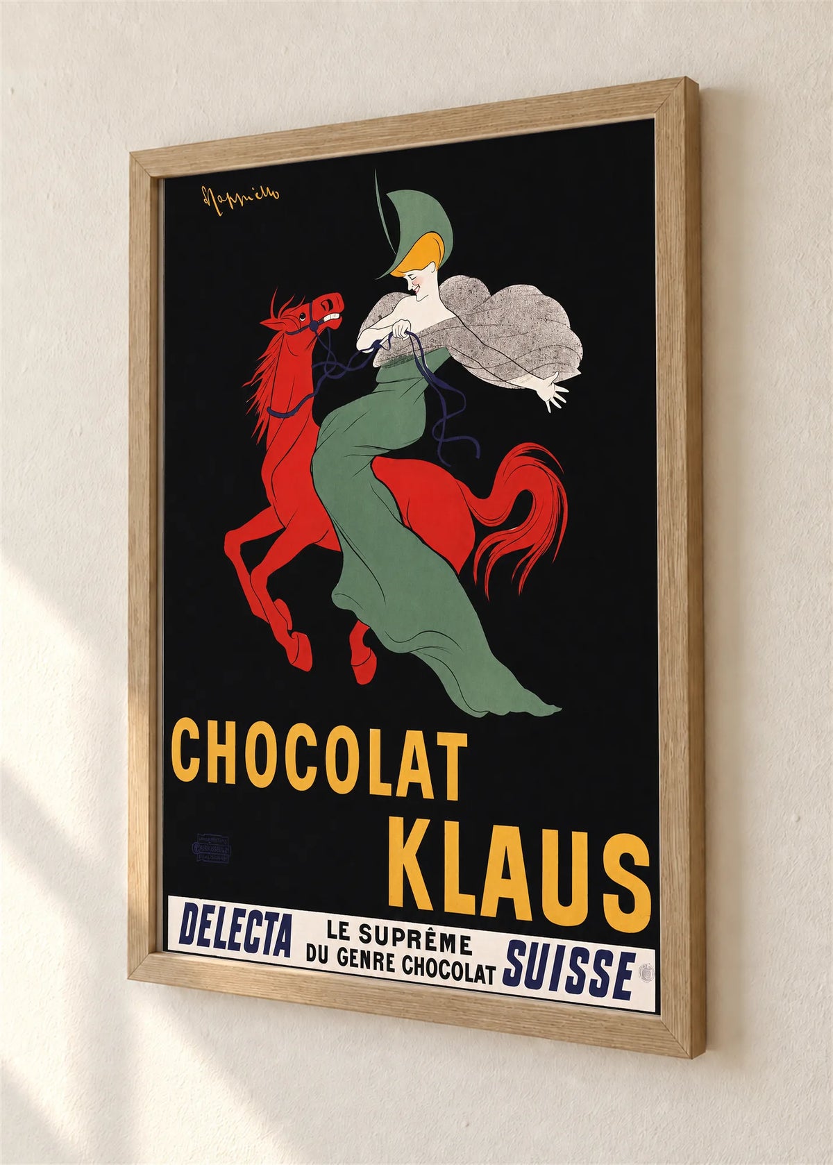 Chocolat Klaus, braon ram, detalj