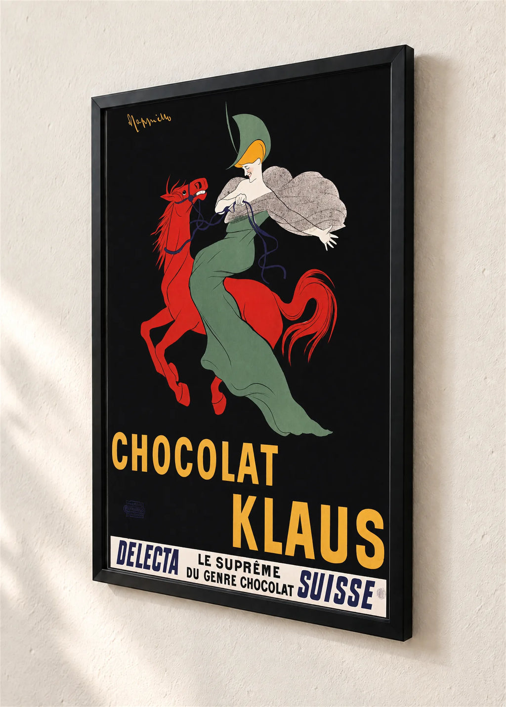 Chocolat Klaus, crni ram, detalj