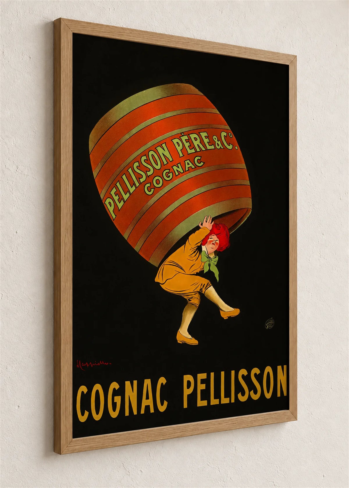 Cognac Pellisson, braon ram iz ugla