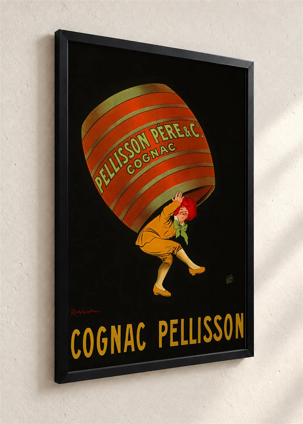 Cognac Pellisson, crni ram iz ugla