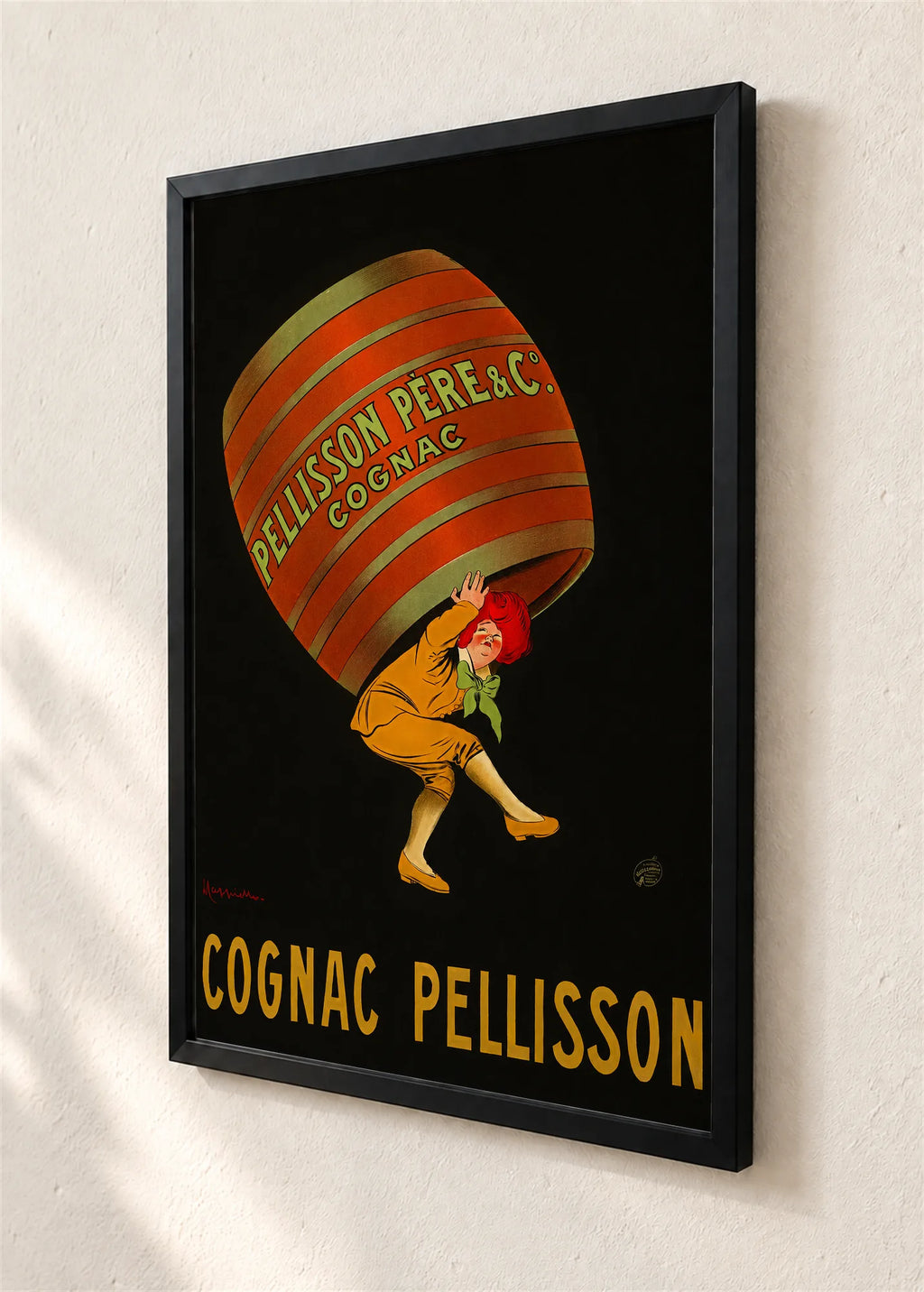 Cognac Pellisson, crni ram, detalj