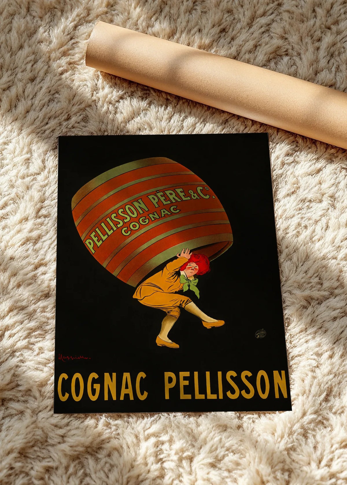 Cognac Pellisson, poster bez rama