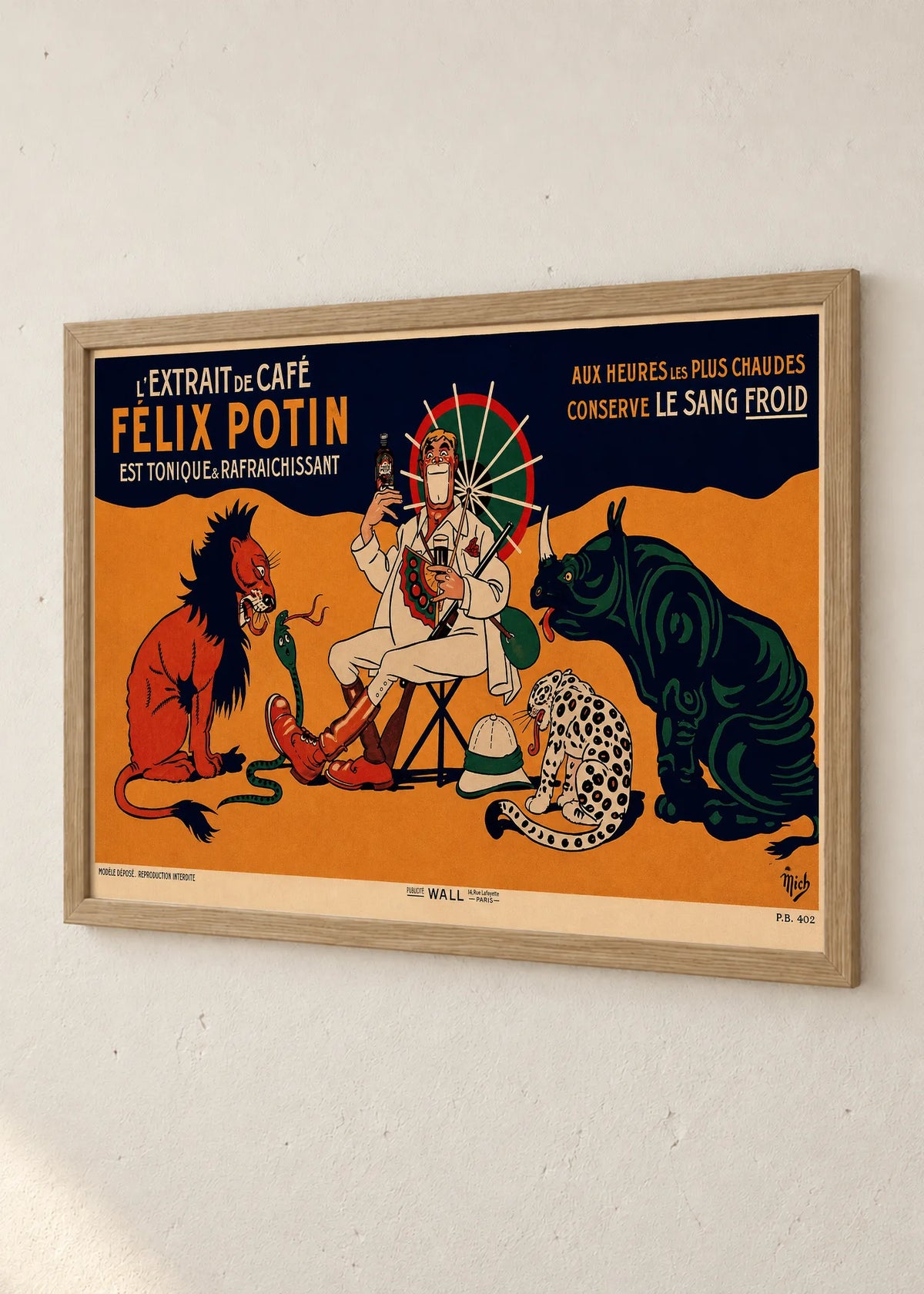 Félix Potin, braon ram