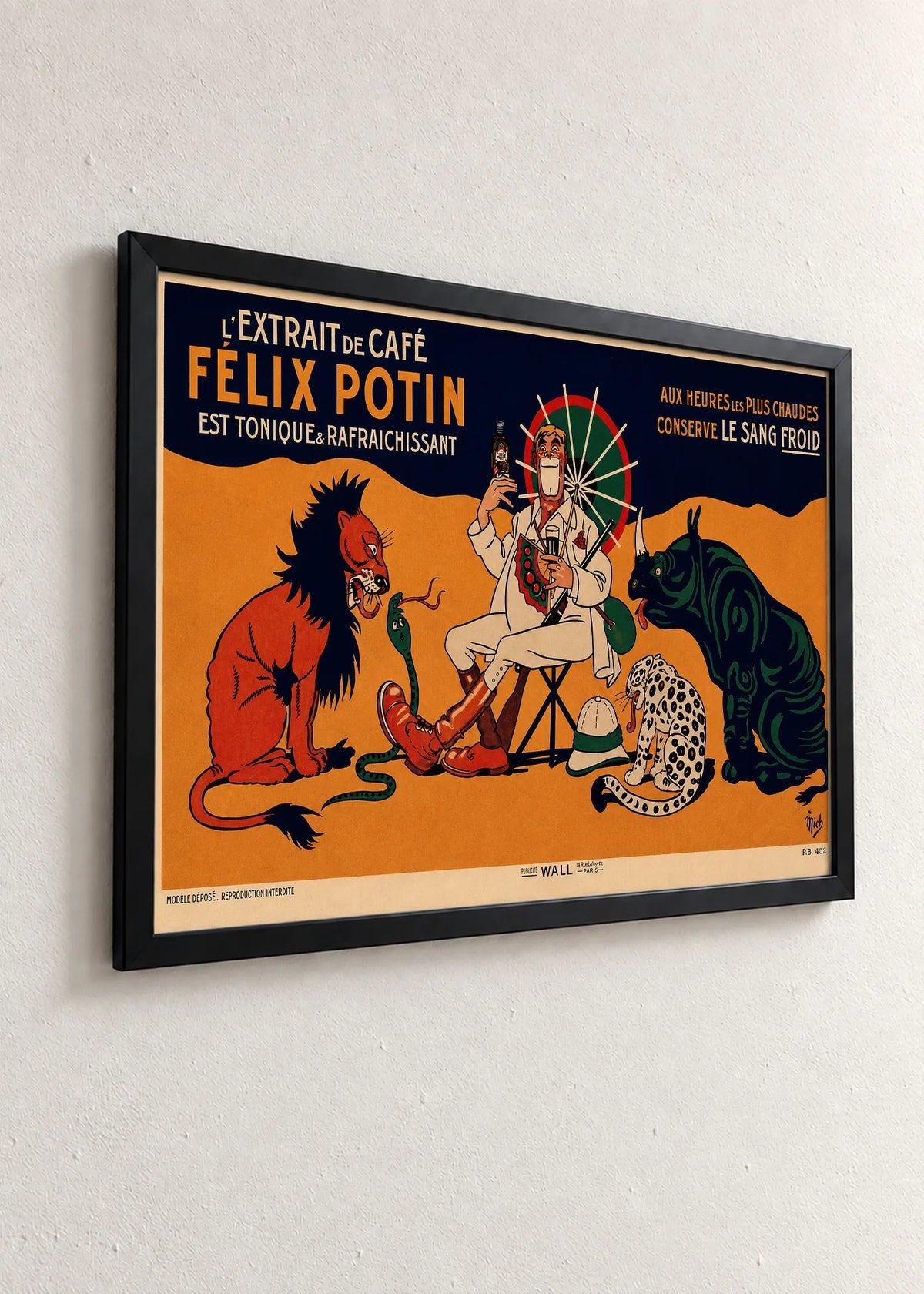 Félix Potin, crni ram