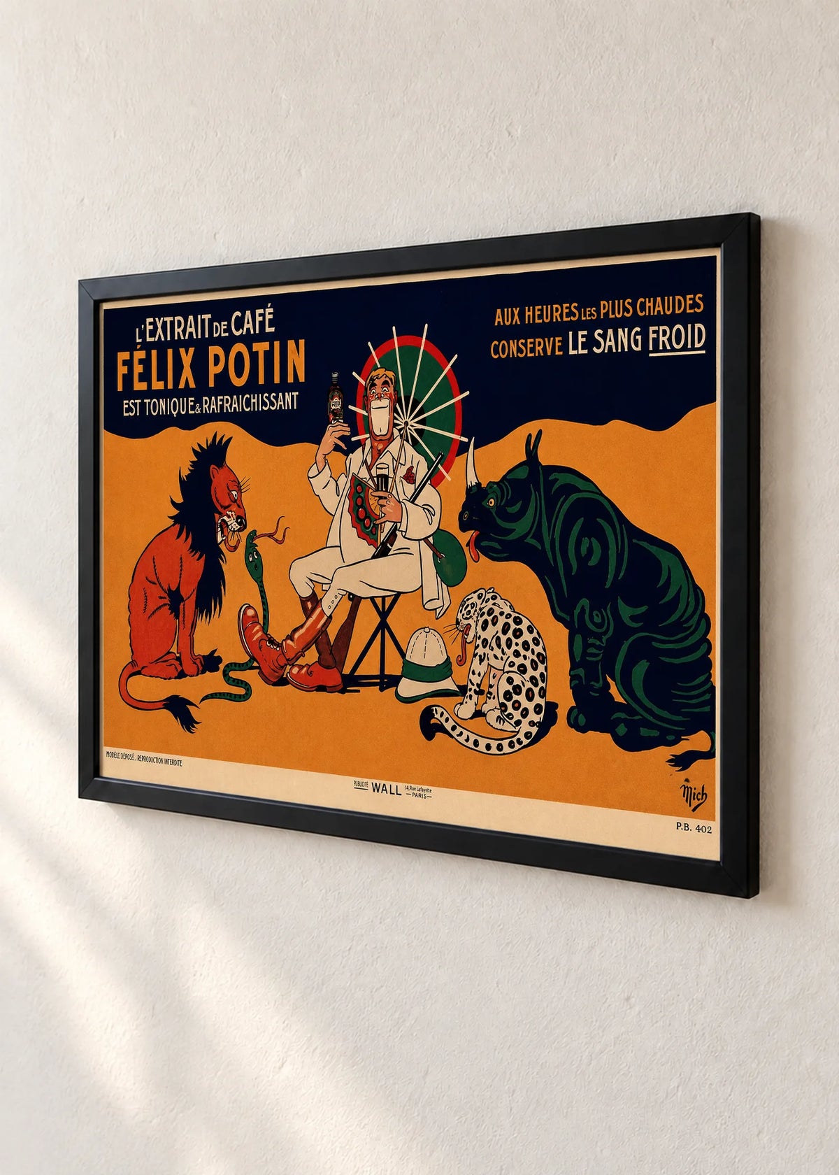 Félix Potin, crni ram