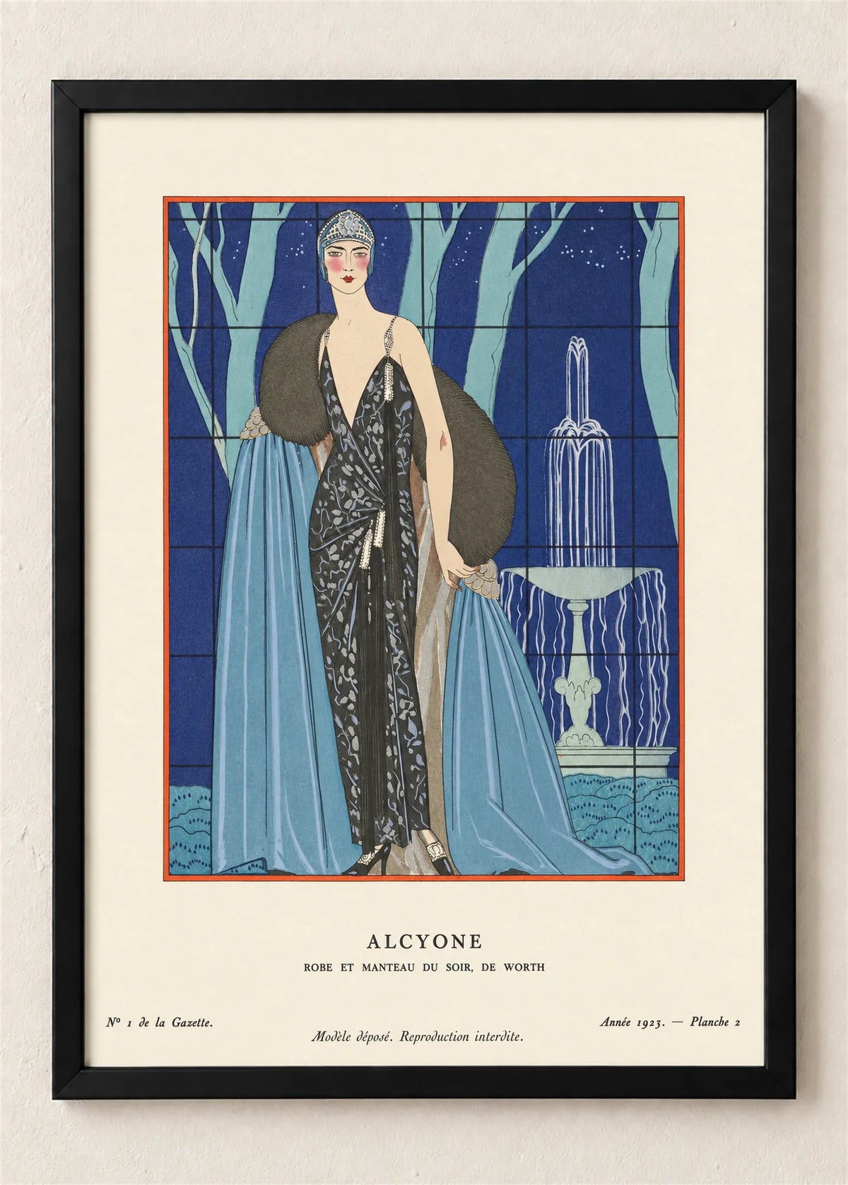Alcyone, poster u crnom ramu