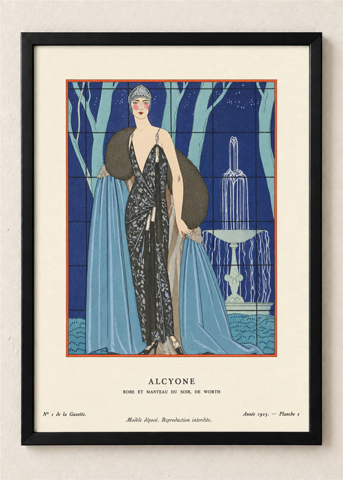 Alcyone, poster u crnom ramu