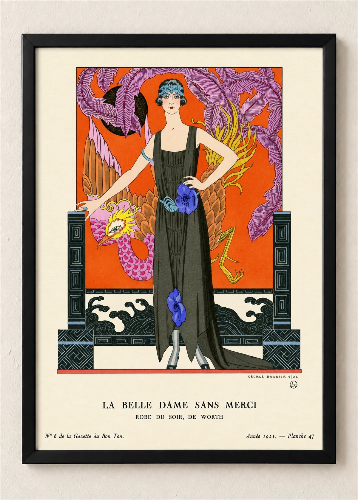 La belle dame sans merci, poster u crnom ramu
