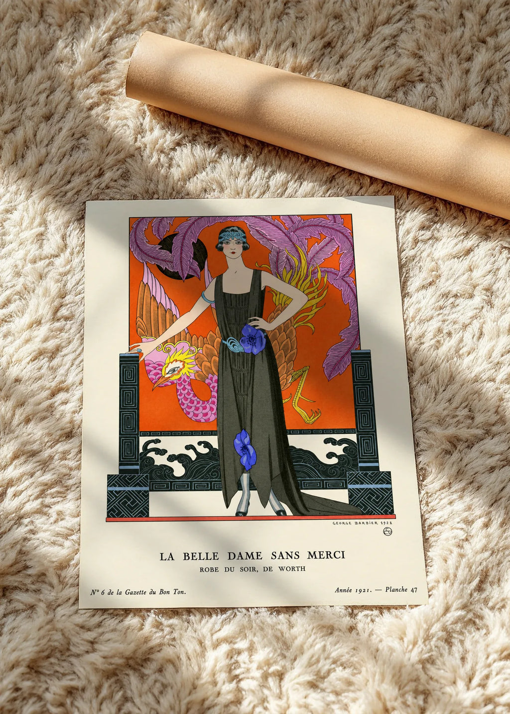 La belle dame sans merci, poster bez rama