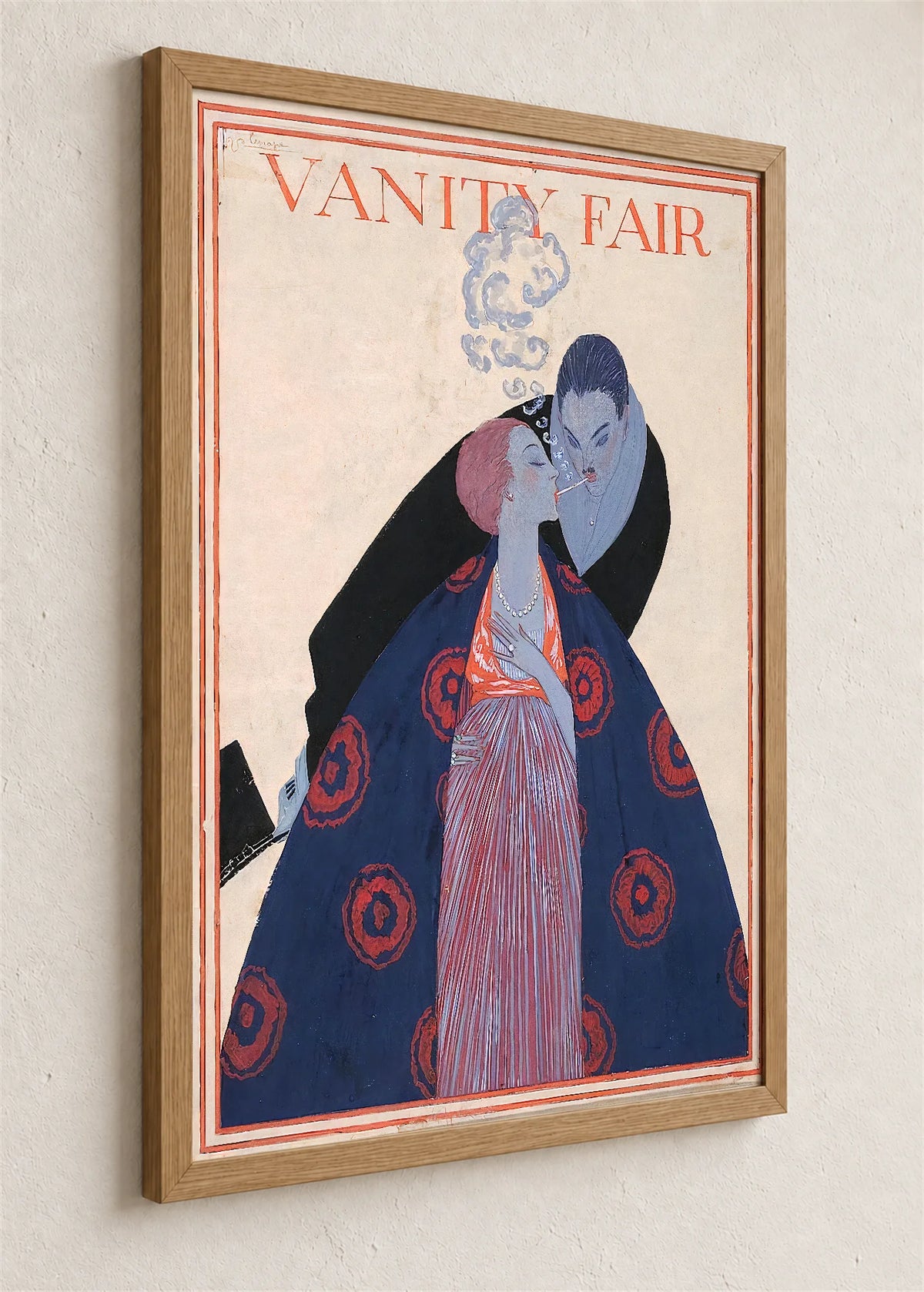 Vanity Fair, naslovnica iz 1919., braon ram iz ugla