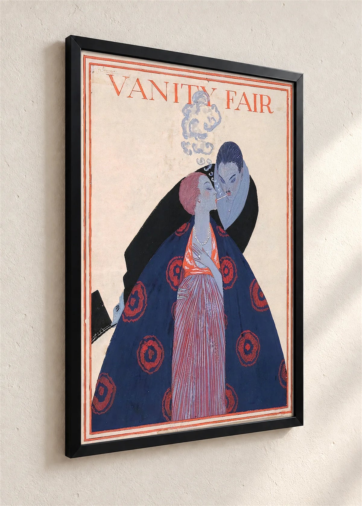 Vanity Fair, naslovnica iz 1919., crni ram iz ugla