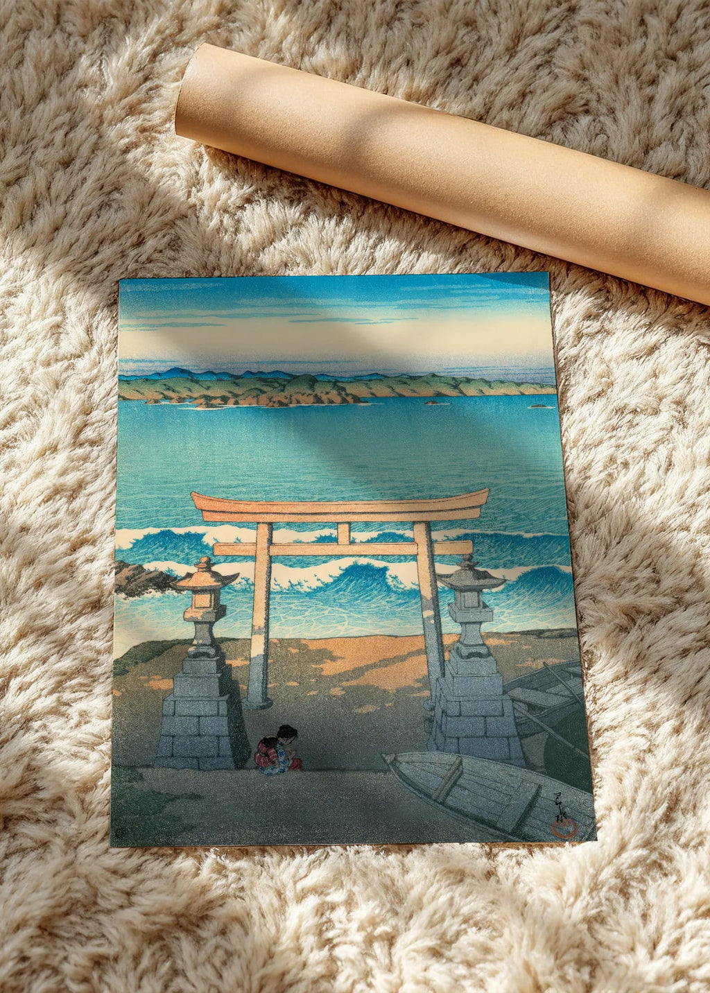Torii kapija u moru, poster bez rama