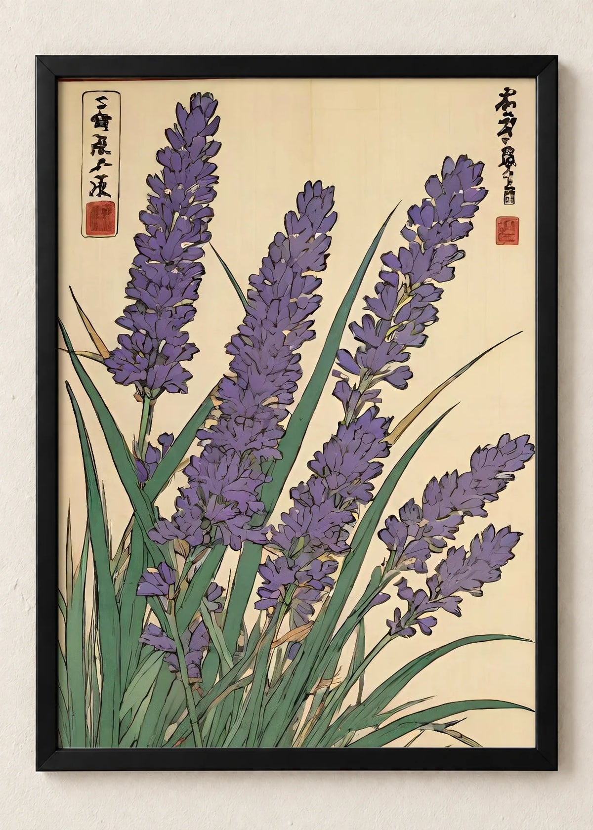 Lavanda, crni ram