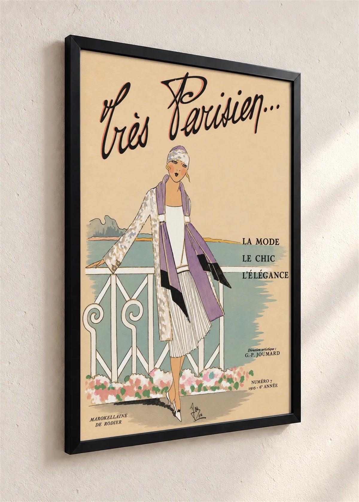 Très Parisien, broj 7, 1925., crni ram iz ugla