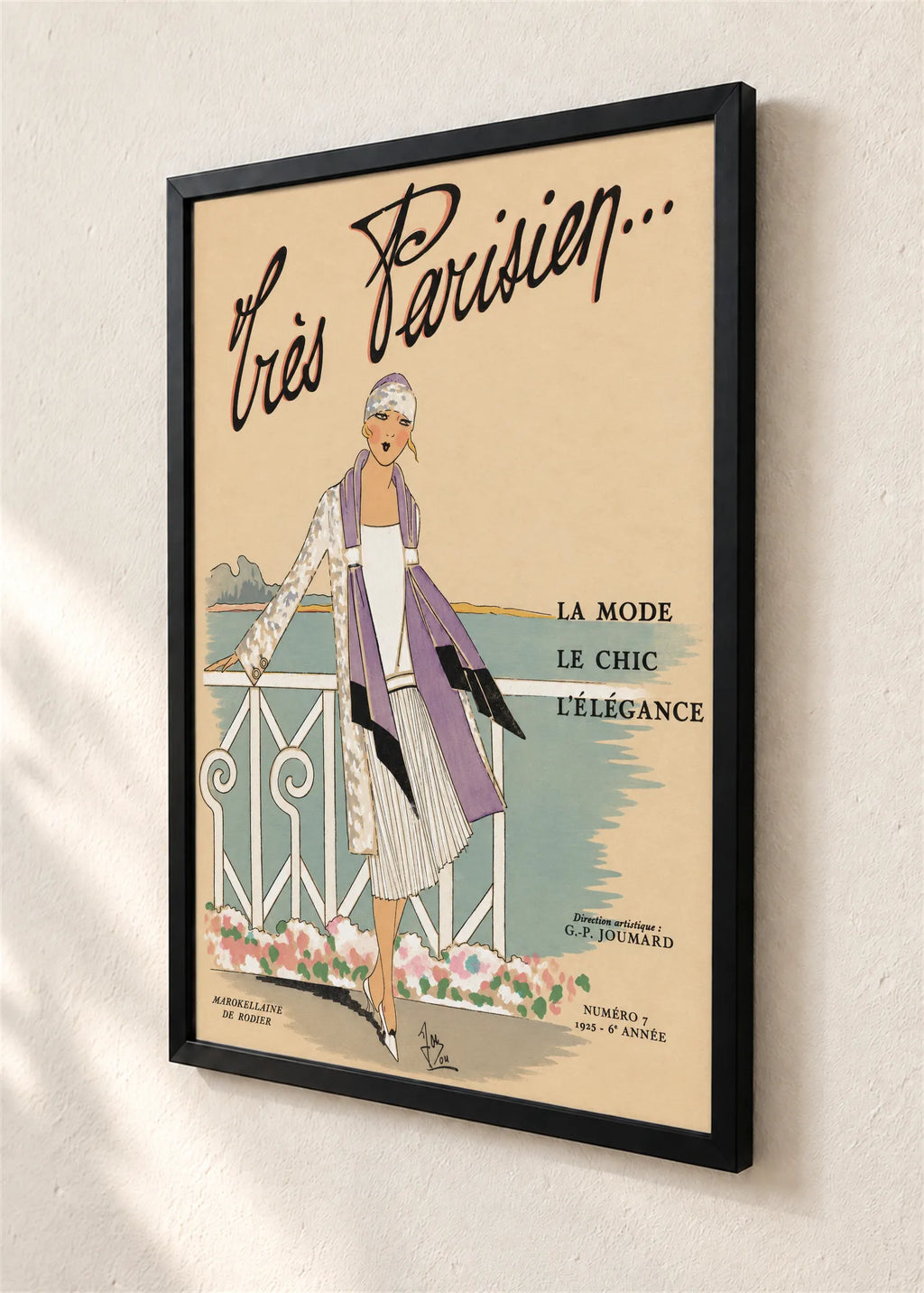 Très Parisien, broj 7, 1925., crni ram, detalj