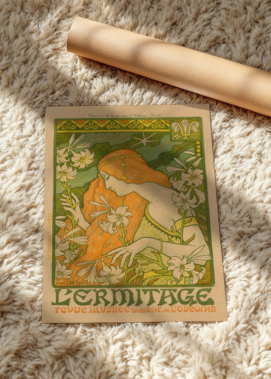 L'Ermitage, plakat za časopis, poster bez rama