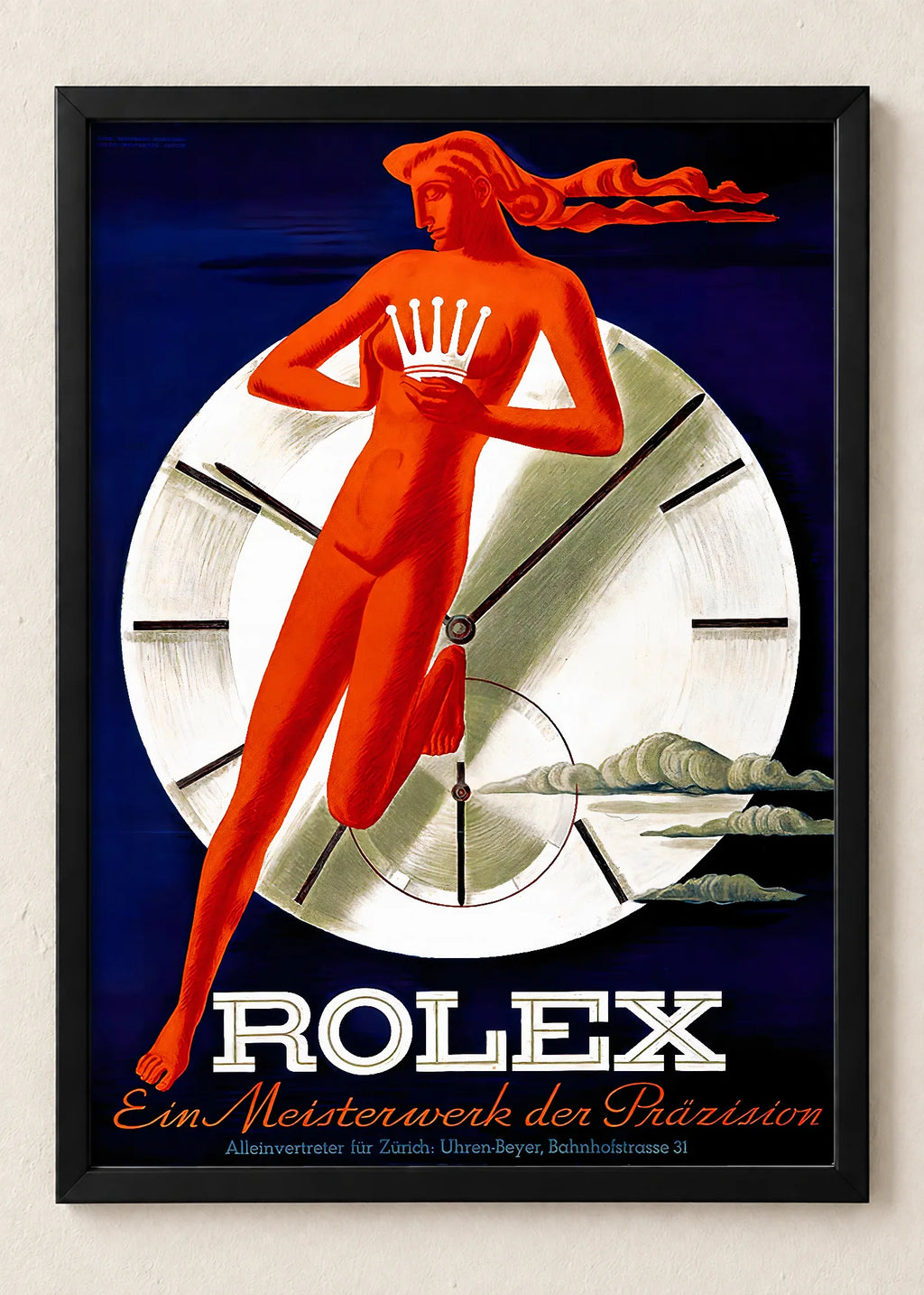 Longines i Rolex: set od 3 postera, Rolex, u crnim ramu
