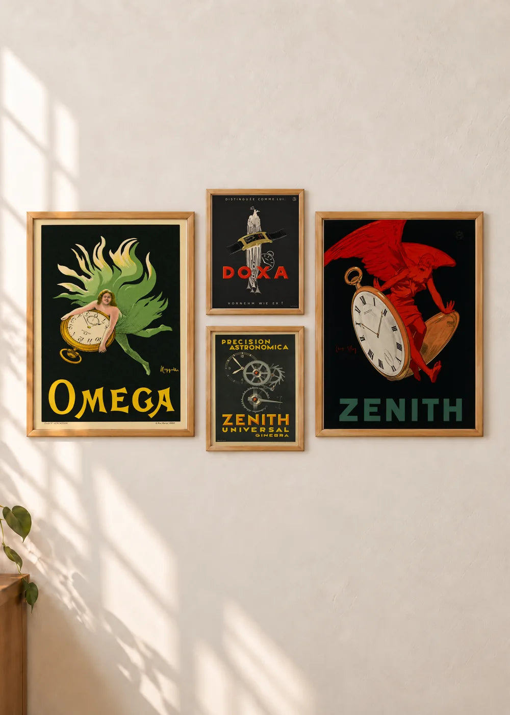 Vintage satovi: Omega, Zenith i Doxa, ceo set u braon ramovima