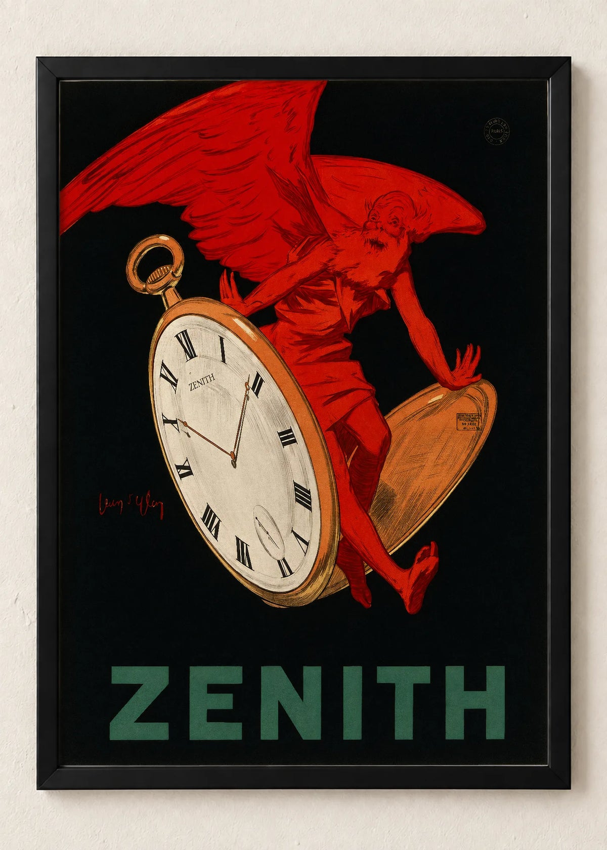 Vintage satovi: Omega, Zenith i Doxa, Zenith Angel Red, u crnim ramu