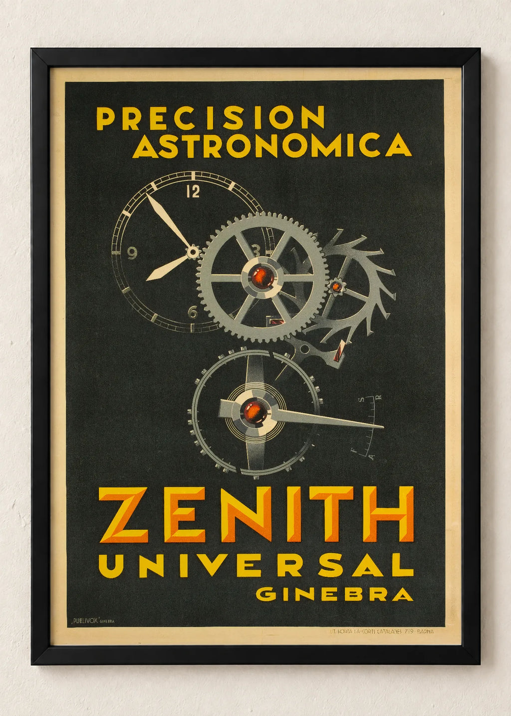 Vintage satovi: Omega, Zenith i Doxa, Zenith Precision Astronomica, u crnim ramu