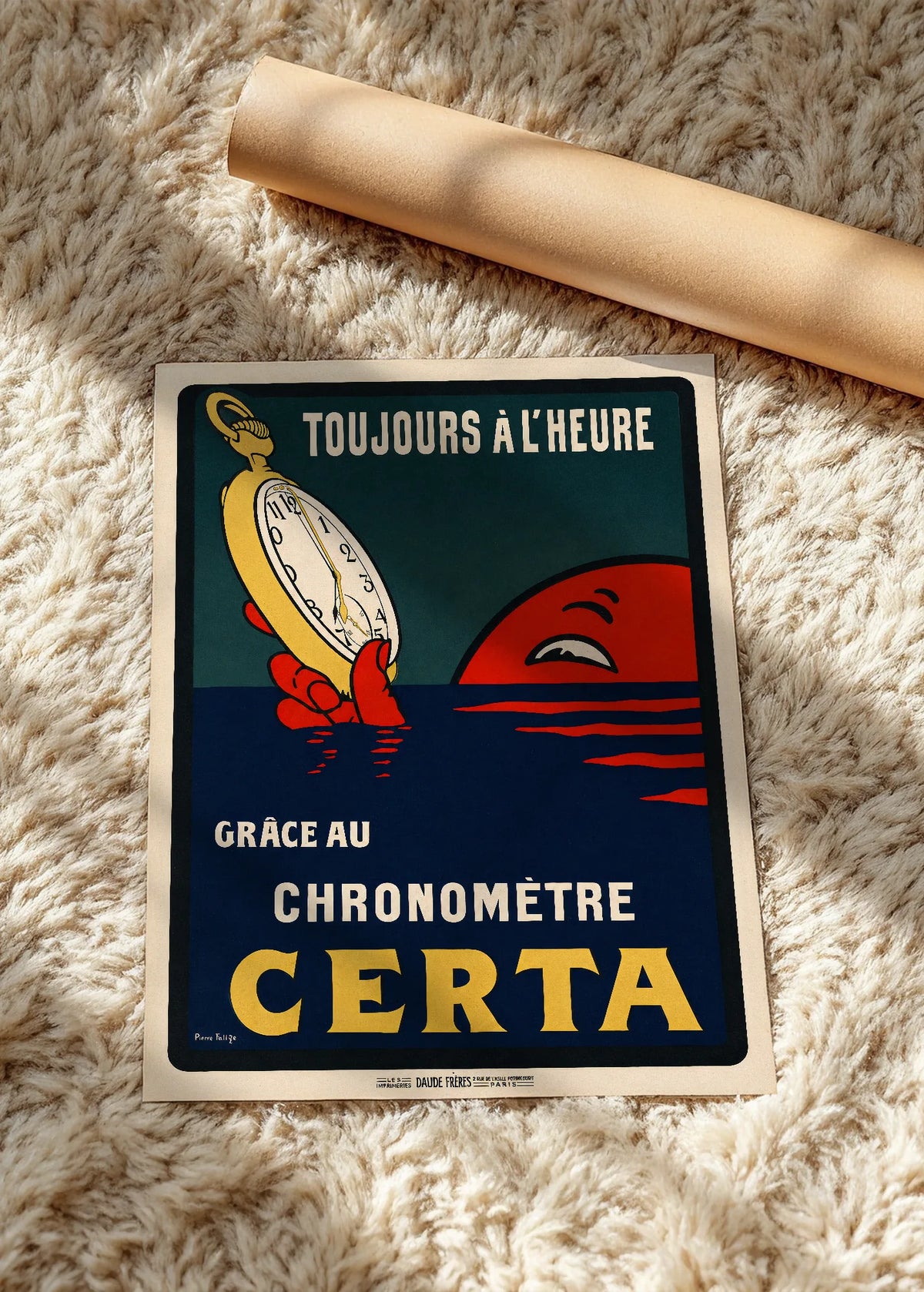 Certina, reklamni plakat, poster bez rama