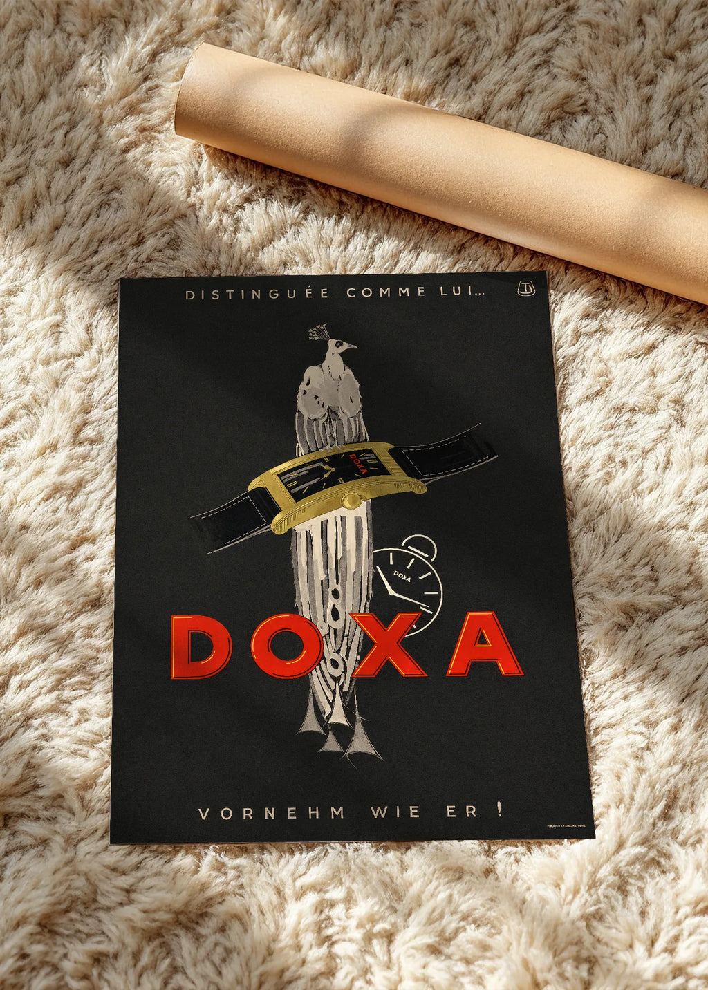 Doxa sa paunom, poster bez rama