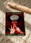 Le Jaeger, reklamni plakat, poster bez rama