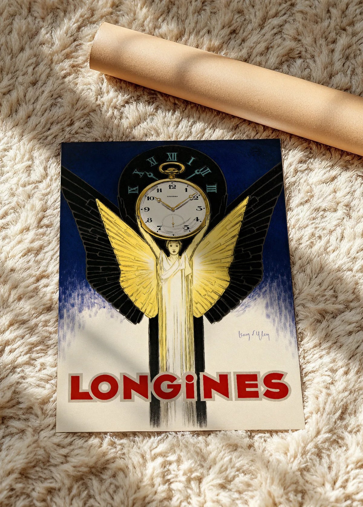 Longines sa krilima, poster bez rama