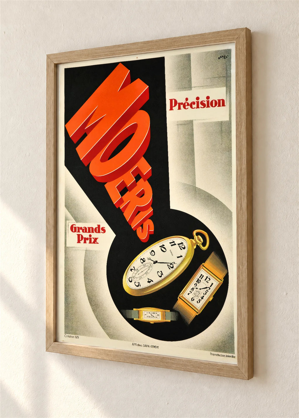 Moeris, preciznost, braon ram, detalj