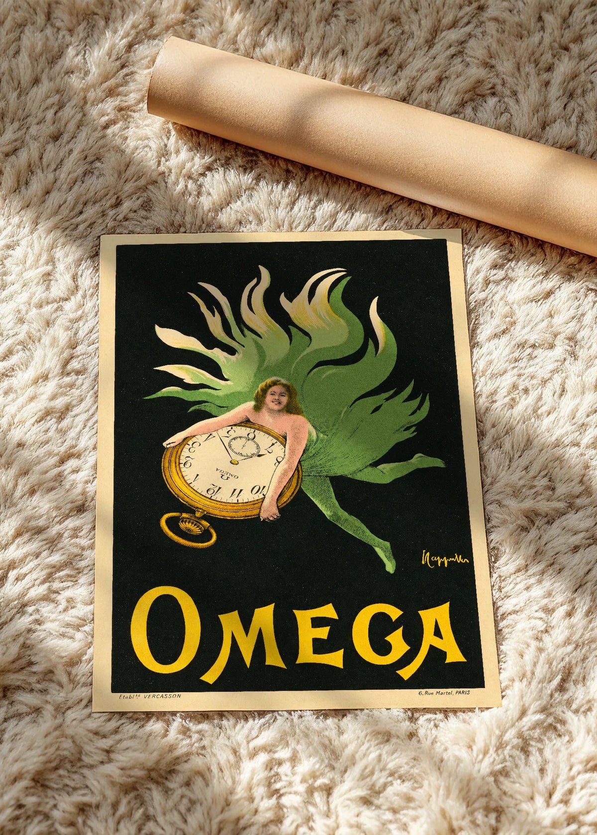 Omega, reklamni plakat, poster bez rama