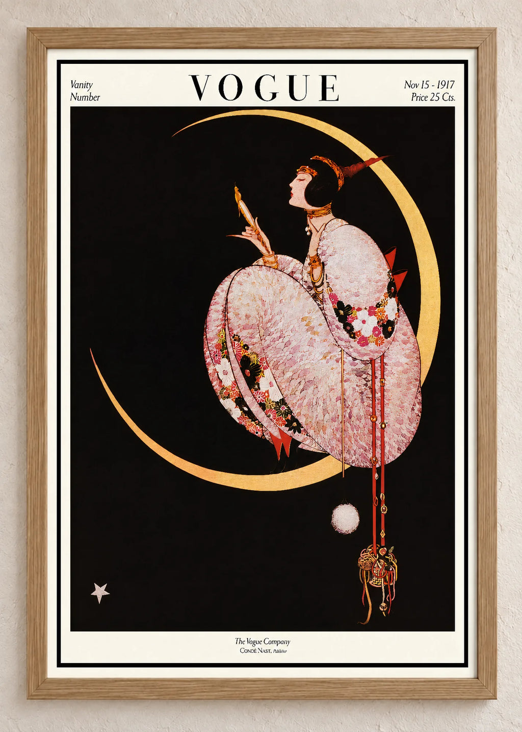 Vogue: tri modne naslovnice, Vogue, Vanity Number, novembar 1917, u braon ramu