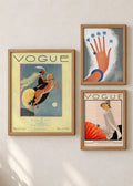 Vogue: fantazija i geometrija, ceo set u braon ramovima